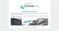 Desktop Screenshot of login.africlub.net